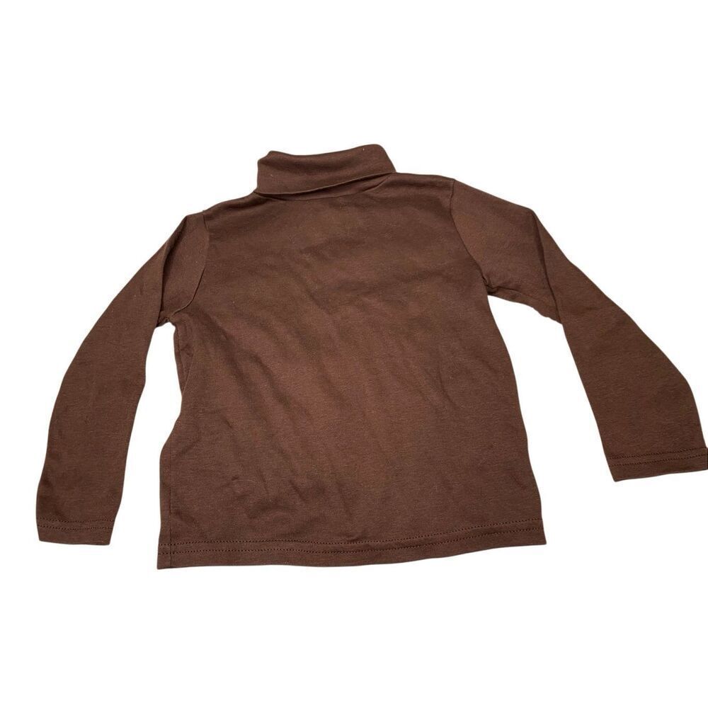 Garanimals Brown Turtleneck Long Sleeve Shirt Toddler Boys 4T Basic Casual